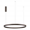 Lustra LED circulara ELOWEN 98cm, maro