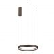 Pendule, Lustre suspendate - Lustra LED circulara PERRINE 40cm, maro