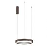 Lustra LED circulara PERRINE 40cm, maro