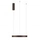 Pendule, Lustre suspendate - Lustra LED circulara PERRINE 40cm, maro