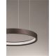 Pendule, Lustre suspendate - Lustra LED circulara PERRINE 40cm, maro