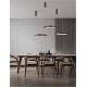Pendule, Lustre suspendate - Lustra LED circulara PERRINE 40cm, maro