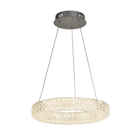 Pendule, Lustre suspendate - Lustra LED suspendata design modern Belle D-40cm