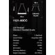 Pendule, Lustre suspendate - Lustra LED suspendata design modern Belle D-60cm