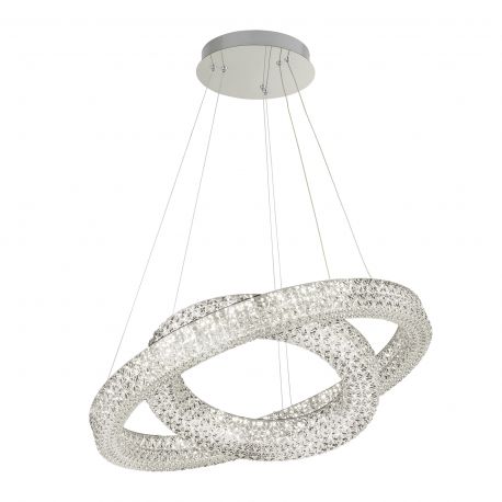 Candelabre, Lustre - Lustra LED suspendata design circular Belle D-60cm