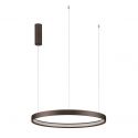 Lustra LED circulara PERRINE 60cm, maro