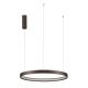 Lustra LED circulara PERRINE 60cm, maro
