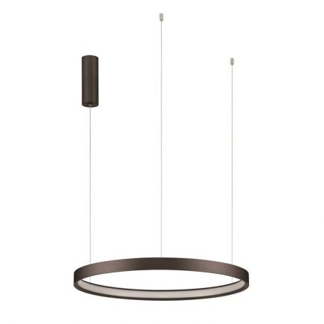 Pendule, Lustre suspendate - Lustra LED circulara PERRINE 60cm, maro