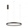 Lustra LED circulara PERRINE 60cm, maro