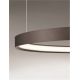 Pendule, Lustre suspendate - Lustra LED circulara PERRINE 60cm, maro
