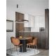 Pendule, Lustre suspendate - Lustra LED circulara PERRINE 60cm, maro
