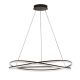 Pendule, Lustre suspendate - Lustra LED CCT moderna cu telecomanda OPEHLIA negru