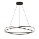 Pendule, Lustre suspendate - Lustra LED CCT moderna cu telecomanda OPEHLIA negru