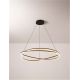 Pendule, Lustre suspendate - Lustra LED CCT moderna cu telecomanda OPEHLIA negru