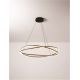 Pendule, Lustre suspendate - Lustra LED CCT moderna cu telecomanda OPEHLIA negru