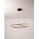 Pendule, Lustre suspendate - Lustra LED CCT moderna cu telecomanda OPEHLIA negru