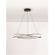Pendule, Lustre suspendate - Lustra LED CCT moderna cu telecomanda OPEHLIA negru