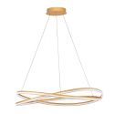 Lustra LED CCT moderna cu telecomanda OPEHLIA auriu