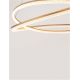 Pendule, Lustre suspendate - Lustra LED CCT moderna cu telecomanda OPEHLIA auriu