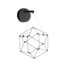 Aplice, corpuri de iluminat pentru pereti - Aplica de perete LED design ambiental deosebit Nebula negru