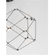 Aplice, corpuri de iluminat pentru pereti - Aplica de perete LED design ambiental deosebit Nebula negru