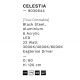 Pendule, Lustre suspendate - Lustra LED suspendata Celestia negru