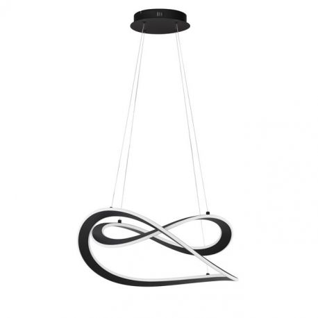 Pendule, Lustre suspendate - Lustra LED suspendata Celestia negru