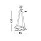 Pendule, Lustre suspendate - Lustra LED suspendata Celestia negru