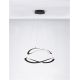 Pendule, Lustre suspendate - Lustra LED suspendata Celestia negru