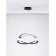 Pendule, Lustre suspendate - Lustra LED suspendata Celestia negru