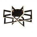 Plafoniera LED design modern Belle negru D-45cm