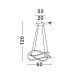 Pendule, Lustre suspendate - Lustra LED suspendata Celestia auriu