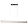 Lustra LED suspendata design modern Belle negru