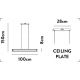 Pendule, Lustre suspendate - Lustra LED suspendata design modern Belle negru
