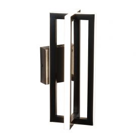 Aplica de perete LED design modern Belle negru