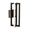 Aplica de perete LED design modern Belle negru