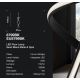 Lampadare - Lampa de podea LED design modern Belle negru