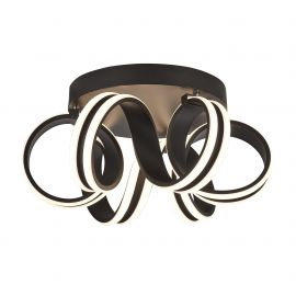 Lustra LED aplicata design modern Belle negru