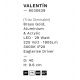 Plafoniere - Plafoniera LED design deosebit Valentin 40cm