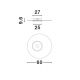 Plafoniere - Plafoniera LED design deosebit Valentin 60cm