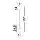Pendule, Lustre suspendate - Pendul, Lustra LED design modern Egna 15cm