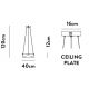 Candelabre, Lustre - Lustra suspendata LED design modern Belle
