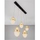 Pendule, Lustre suspendate - Lustra cu 5 pendule LED design modern Egna