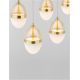 Pendule, Lustre suspendate - Lustra cu 5 pendule LED design modern Egna