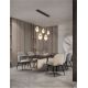 Pendule, Lustre suspendate - Lustra cu 5 pendule LED design modern Egna