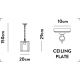 Pendule, Lustre suspendate - Lustra/Pendul metal stil industrial decorativ Belle