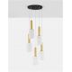 Pendule, Lustre suspendate - Lustra cu 5 pendule design modern Certa