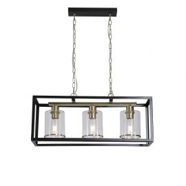 Pendule, Lustre suspendate - Lustra suspendata metal stil industrial decorativ Belle 3L