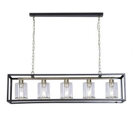 Pendule, Lustre suspendate - Lustra suspendata metal stil industrial decorativ Belle 5L