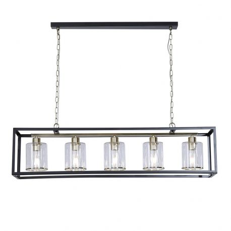 Pendule, Lustre suspendate - Lustra suspendata metal stil industrial decorativ Belle 5L